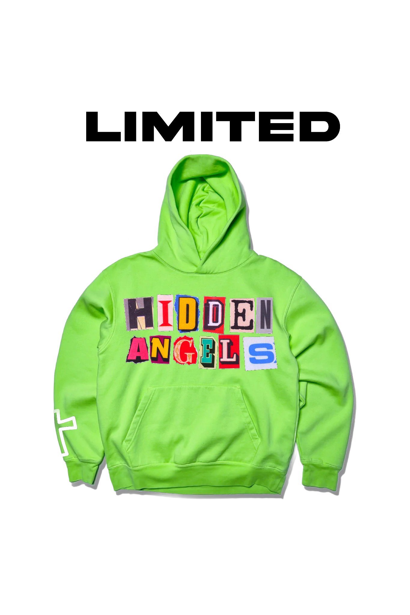 "NEWSPAPER" HOODIE GREEN