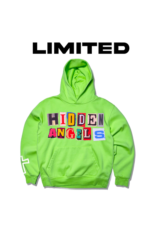 "NEWSPAPER" HOODIE GREEN